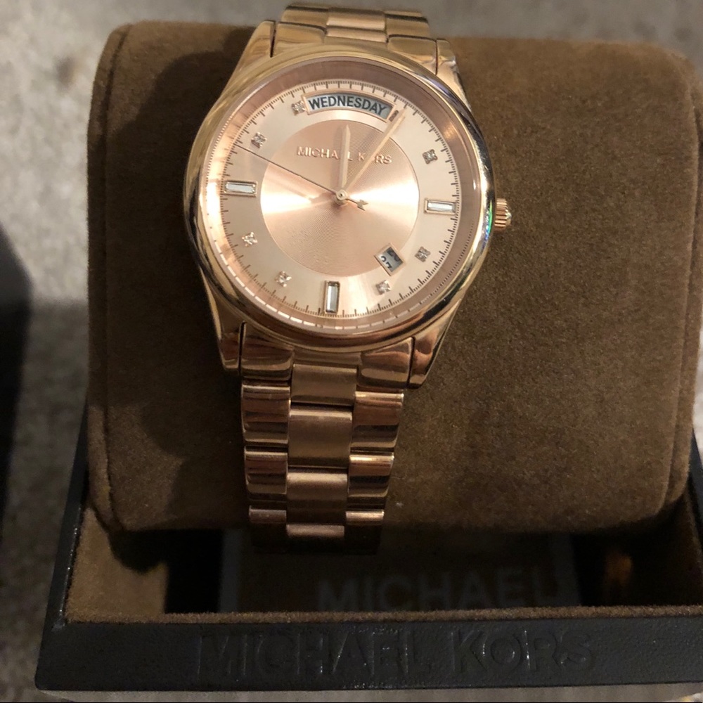 Michael Kors Colette rose gold women’s watch